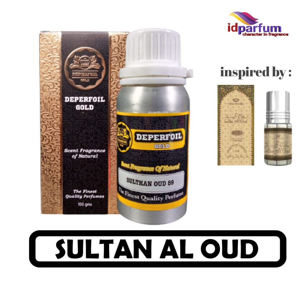 Bibit Parfum SULTAN AL OUD - Sulthan Oud 100 ml Kemasan Segel Non alkohol by deperfoil gold