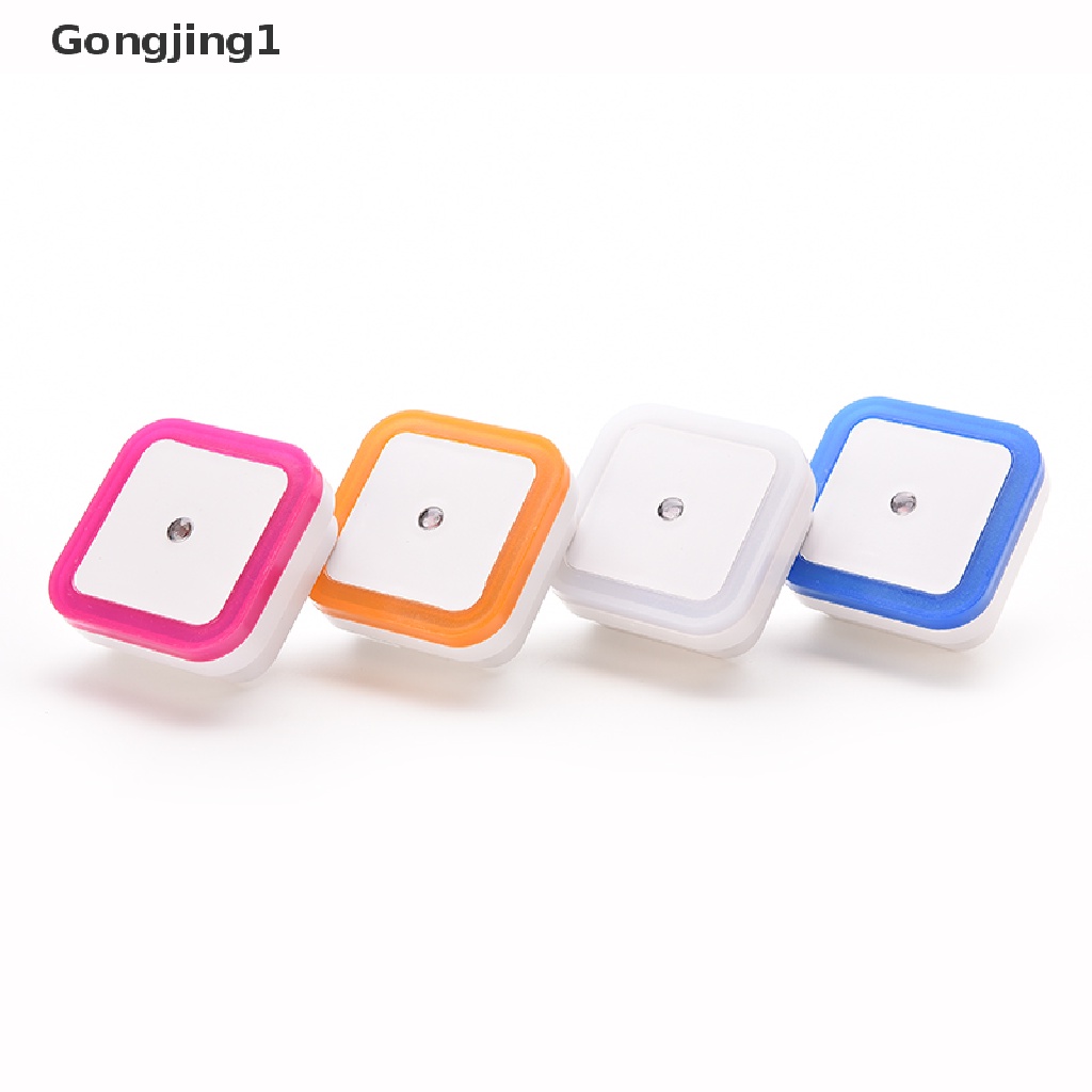 Gongjing1 Lampu Malam LED Dengan Sensor Induksi Otomatis Plug US Untuk Kamar Tidur