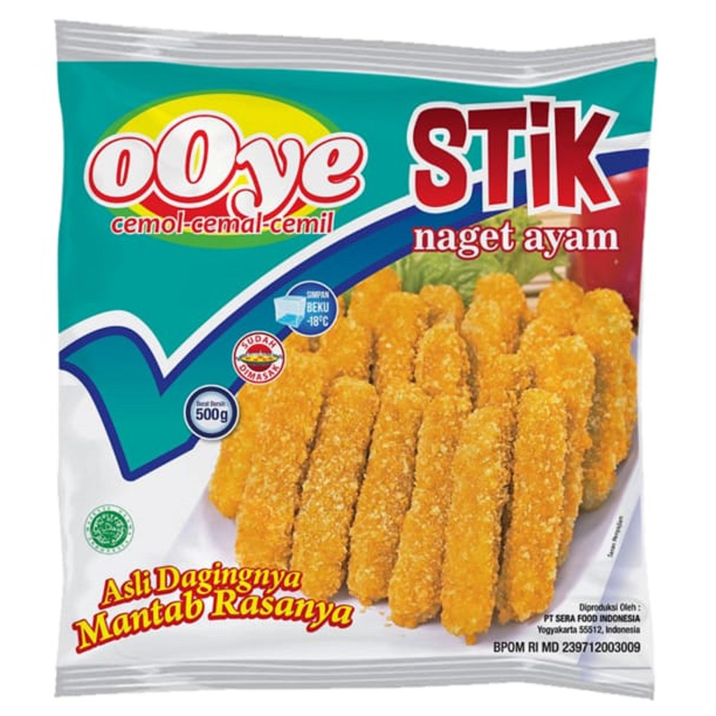 

Ooye Nugget Ayam Stik 500 gr