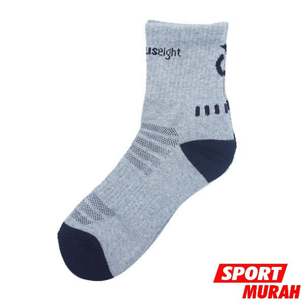  KAOS KAKI ORTUSEIGHT  SWIFT SOCKS L GREY BLACK 030012 