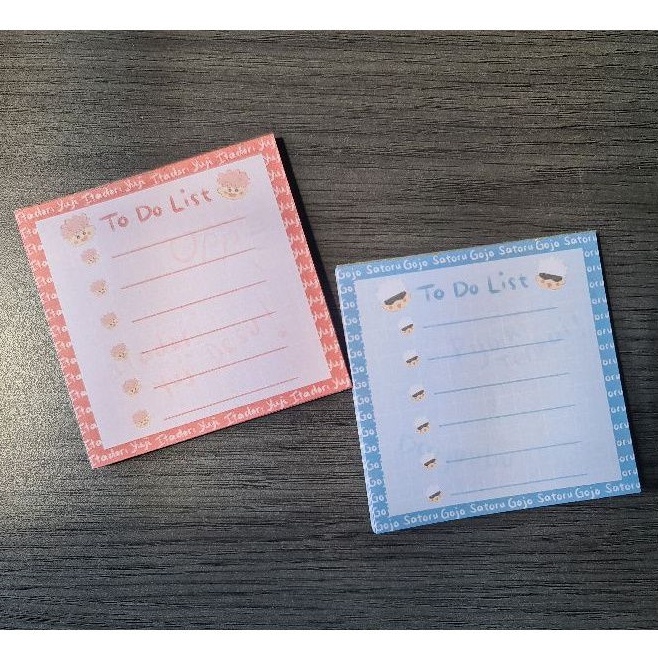 

Jujutsu Kaisen To Do List JJK Memo Pad