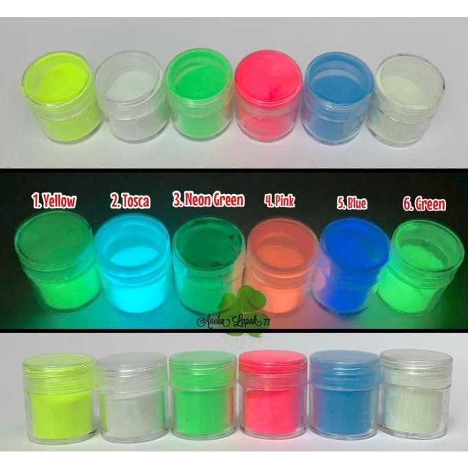 

Big Sale Bubuk Glow in The Dark / Powder Glow in The Dark . Big Sale