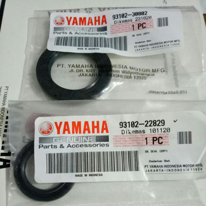 Seal Ass kruk Kiri +kanan Nmax 93102-30802 93102-22829 ori Yamaha