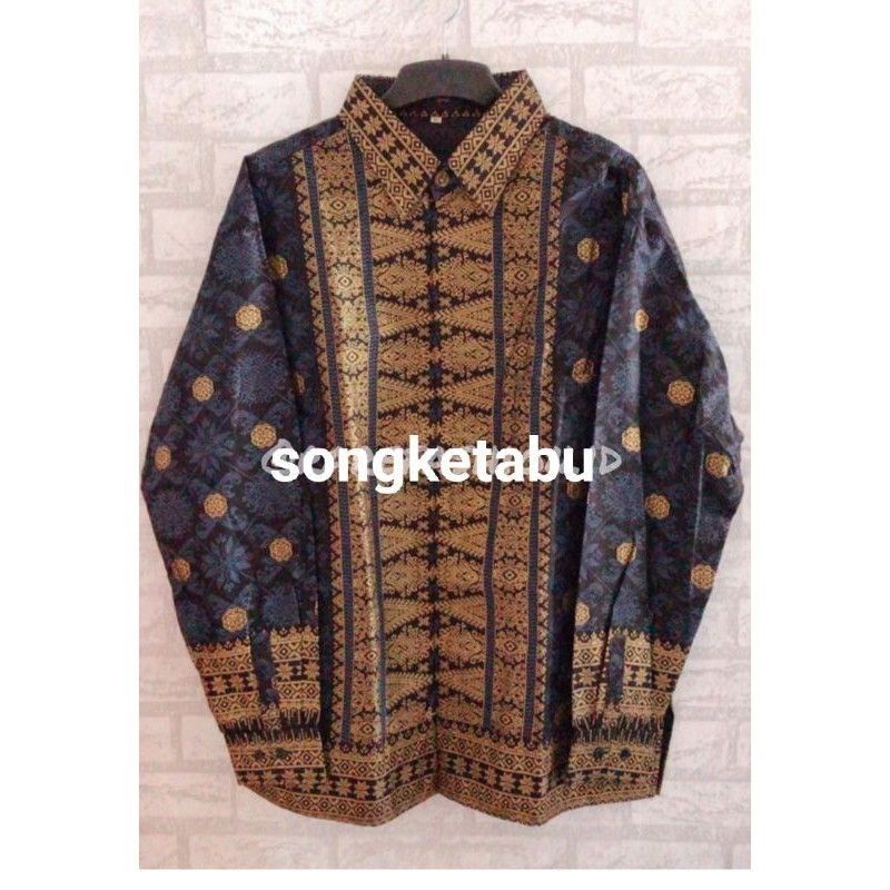 SETELAN COUPLE BATIK SONGKET PALEMBANG MOTIF SOIMAH