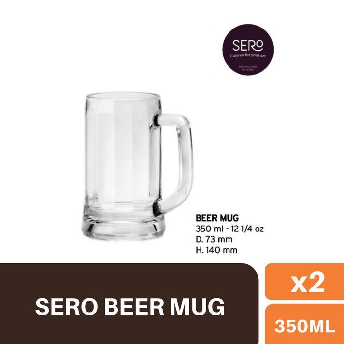 Gelas Bir Beer Mug Glass Sero 350 ml | Shopee Indonesia