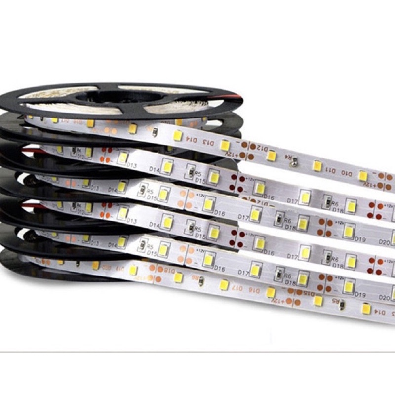 led strip flexible smd 3528 / 2835 ip33 12V (mata kecil indoor) 5 meter / 5M