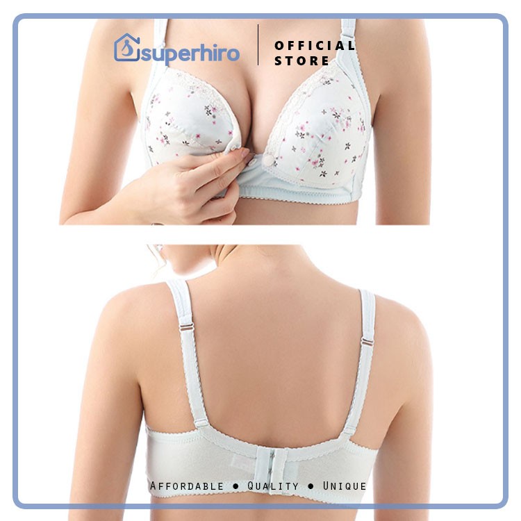 BH Bra Menyusui Premium Maternity Nursing Bra Push Up Tanpa Kawat