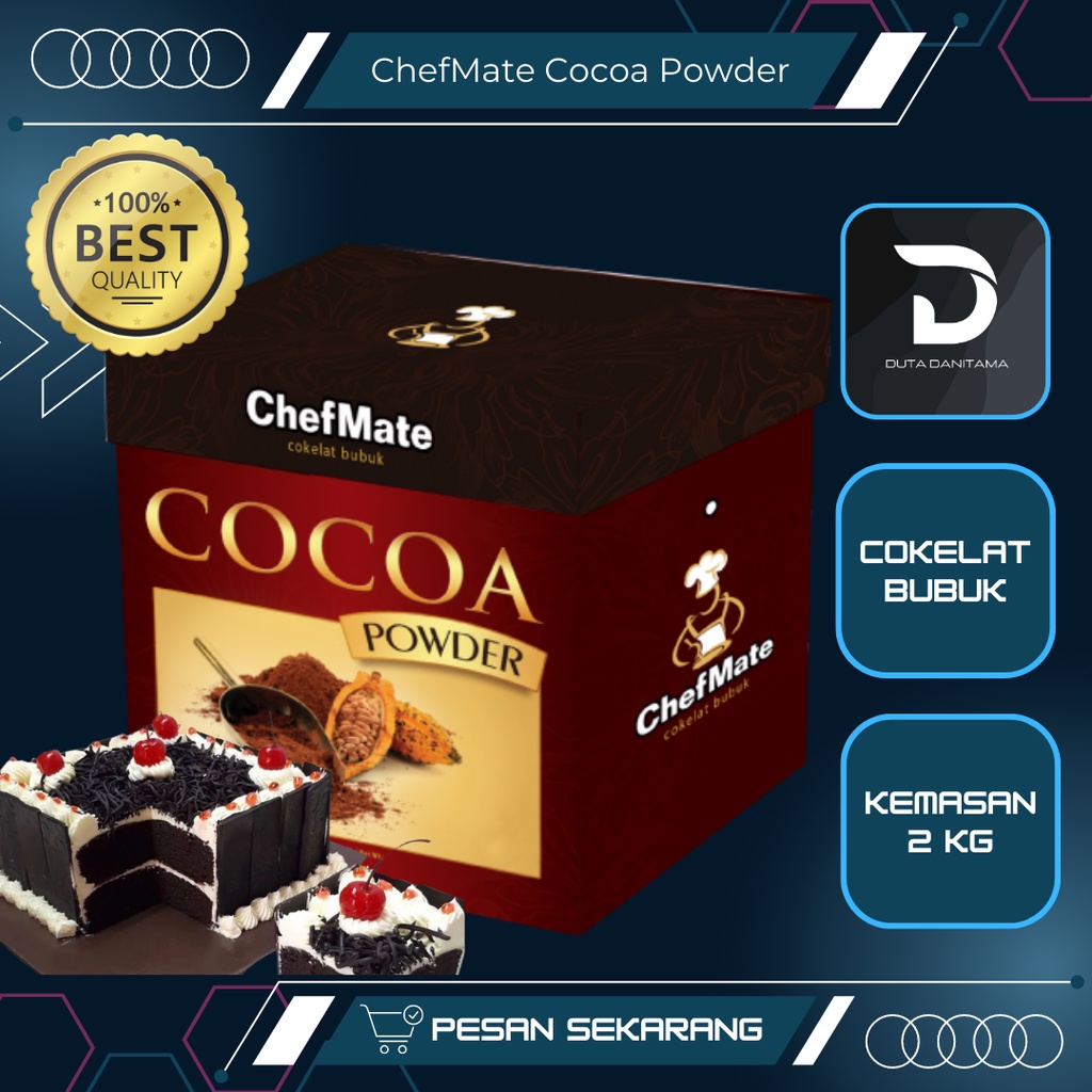 

Chefmate Cocoa Powder 2 kg / bubuk cokelat