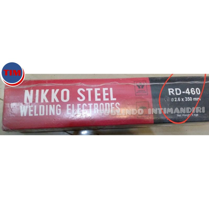 RD 460 2.6mm Kawat Las Nikko Steel 5kg