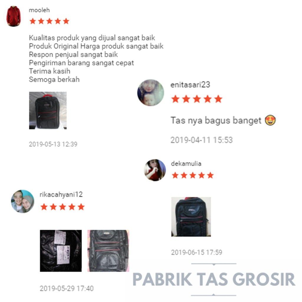 Tas Ransel Backpack Polo Kerja Sekolah Laptop Kantor Pria Cowok Besar Murah Hitam Elegan Mewah