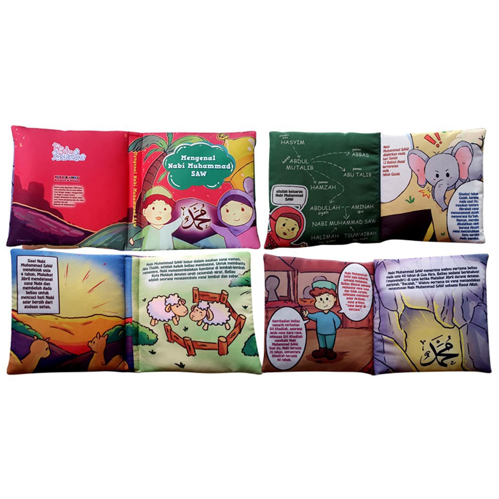 BUKU BANTAL BUKU MAINAN EDUKASI ISLAMI HIJAYAH ALIF BA TA KAIN SOFTBOOK