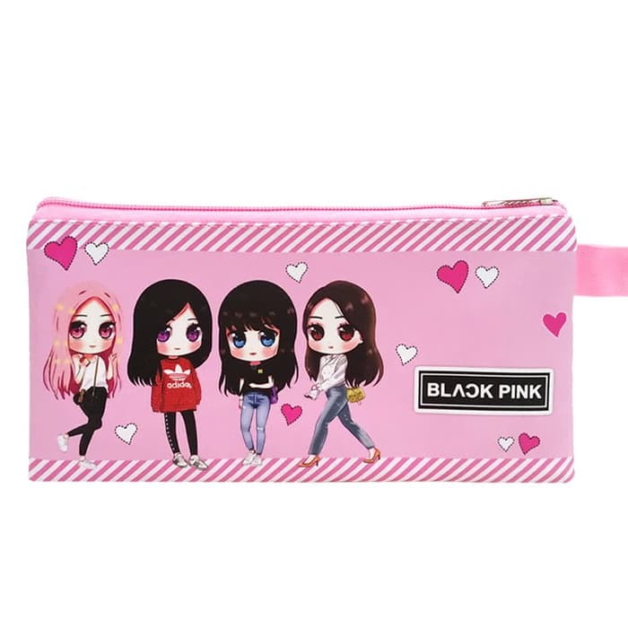 

jdbj Mini Case Black Pink Tempat Pensil Anak Karakter Souvenir Ultah