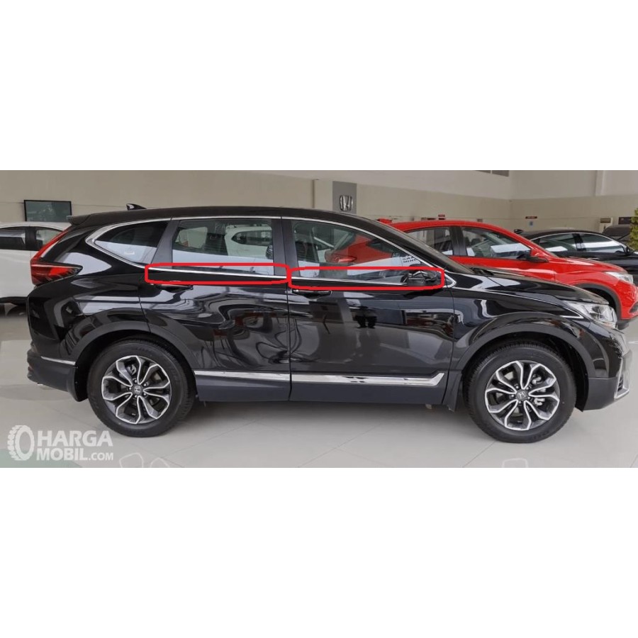 Pelipit Kaca Pintu Luar Chrome CRV TURBO 2018-2021up
