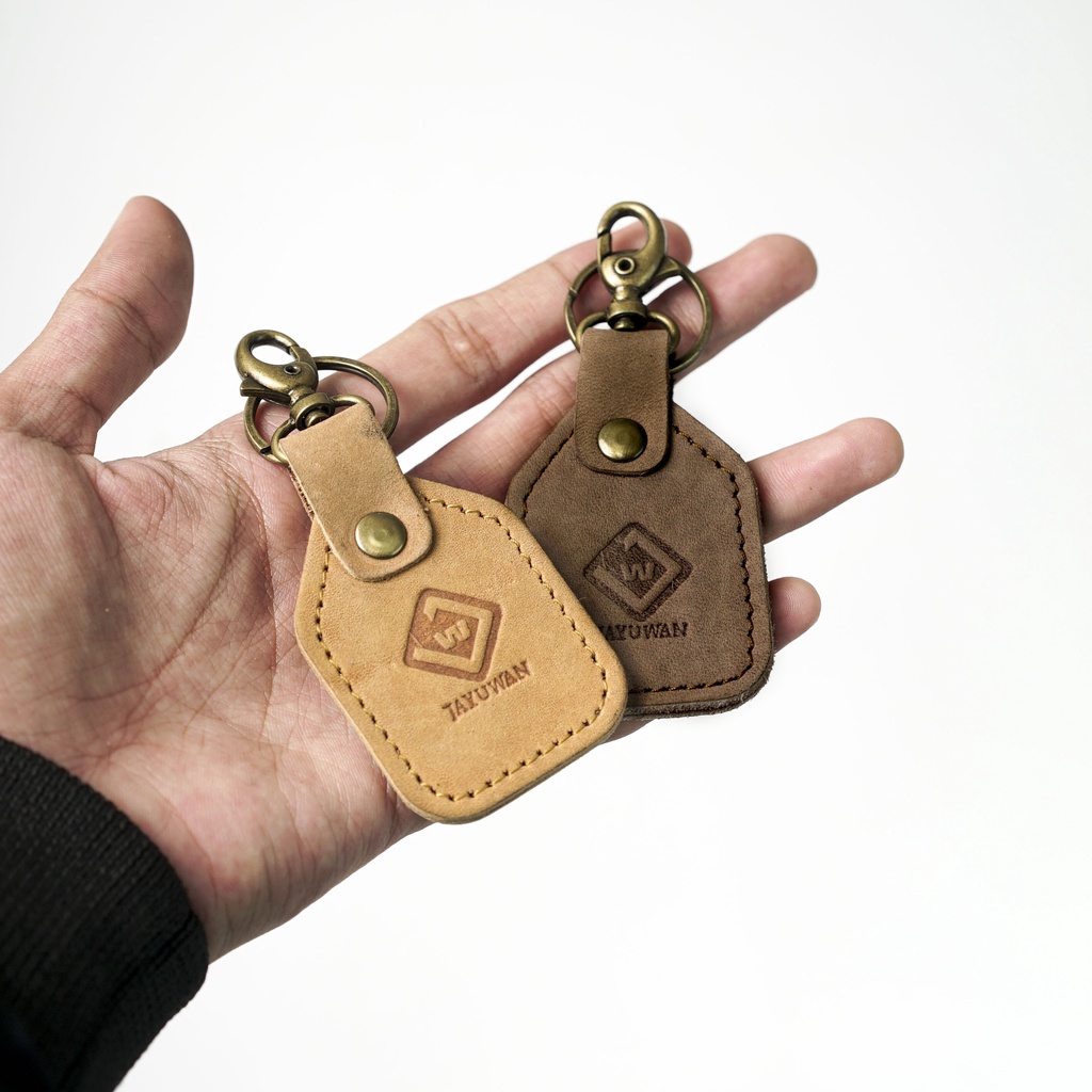 Gantungan Kunci Kulit Sapi Asli Crazy Horse Premium Leathers