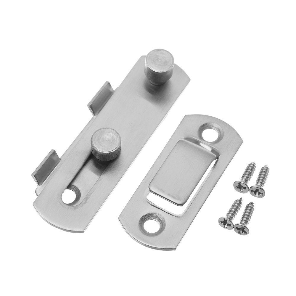 Wonder Hasp Fitting Hardware Sekrup Stainless Steel Silent Gate Buckle Pengaman Kabinet Menangkap