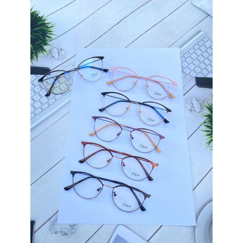 kacamata Wanita |Antiradiasi bonus lensa minus plus kacamata pashion  kekinian