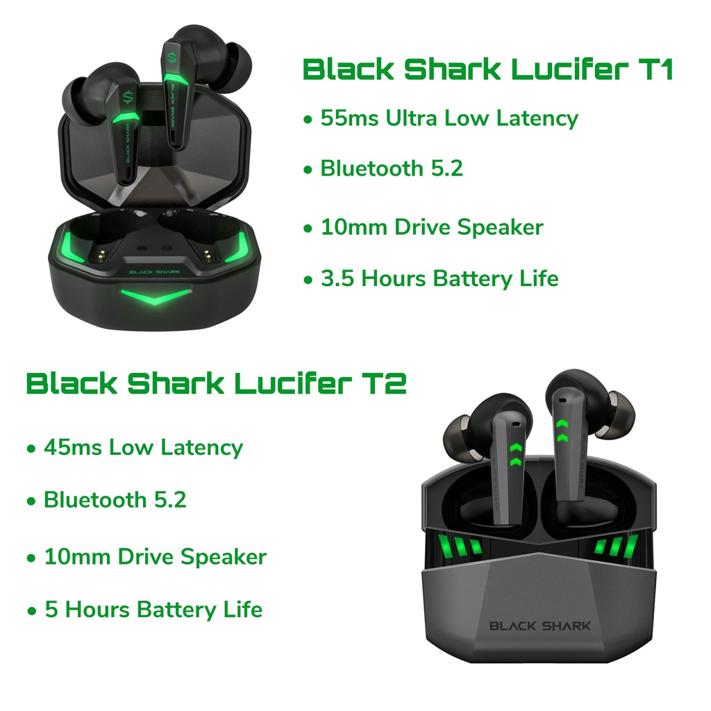 Black Shark Lucifer T1 / T2 / T4 / T6 / T10 / Joybuds TWS Gaming Earbuds