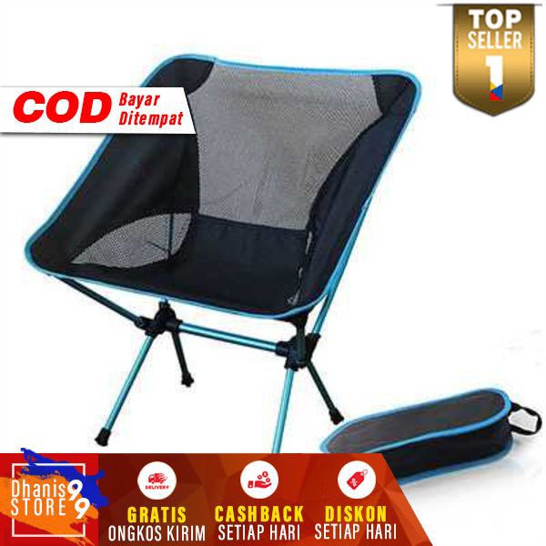 Kursi Lipat Memancing PortableCollapsible Folding Fishing Chair Korsi Perlengkapan Outdoor Serbaguna