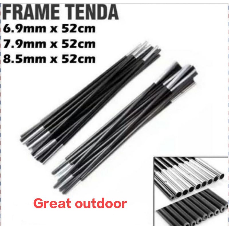 Frem tenda 6,9mm 7,9mm 8,5mm / frame tenda