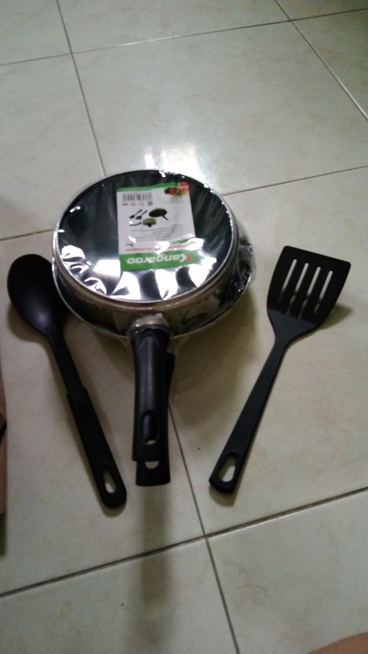 Panci Wajan Teflon Anti Lengket Tanpa Minyak Set Of 5 Kangaroo Emerald Cookware Panggang Serbaguna