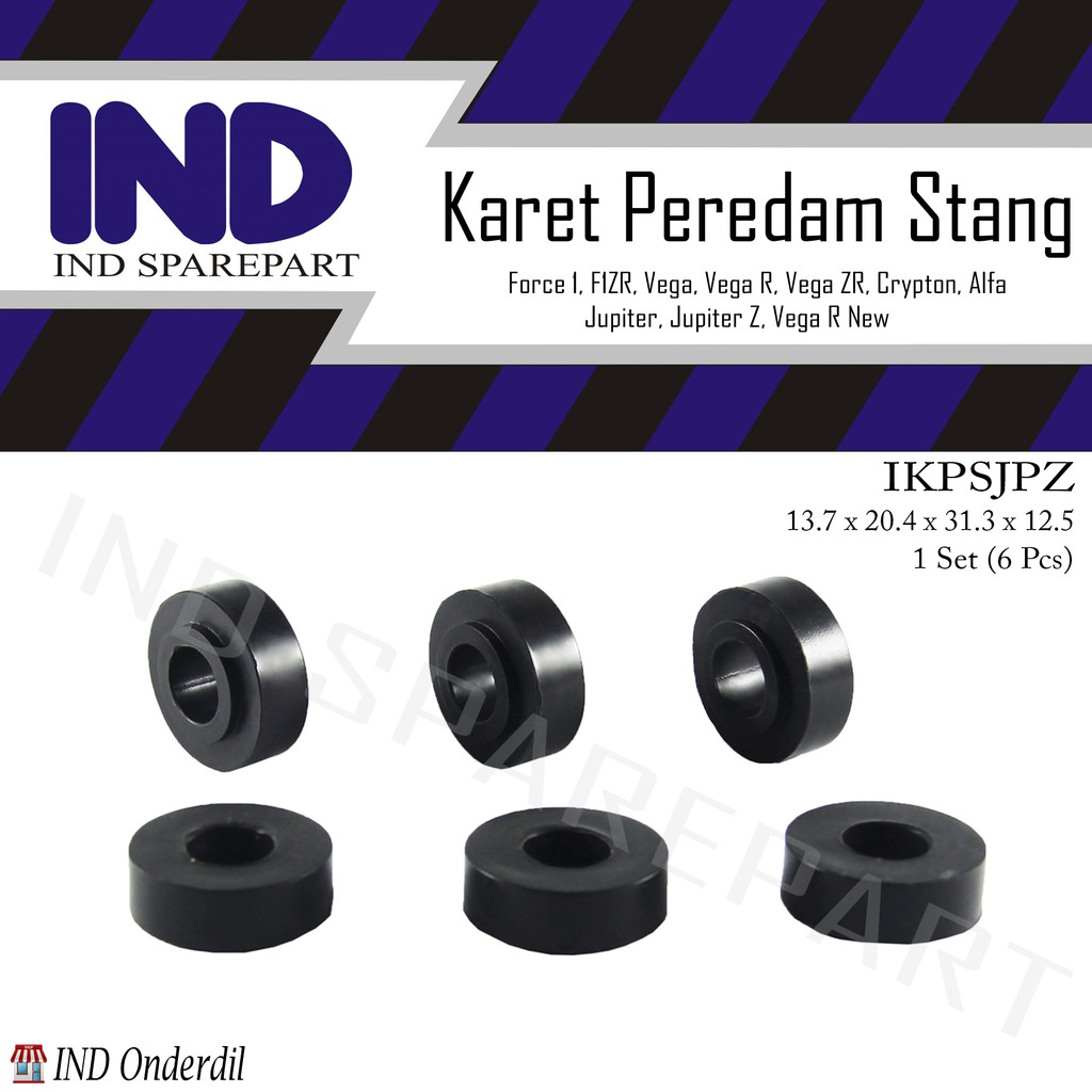 Karet Ganjel/Dudukan/Peredam Setang/Stang Vega R Lama/Jupiter Z/F1ZR/Crypton/Vega ZR/R New/Alfa/F1