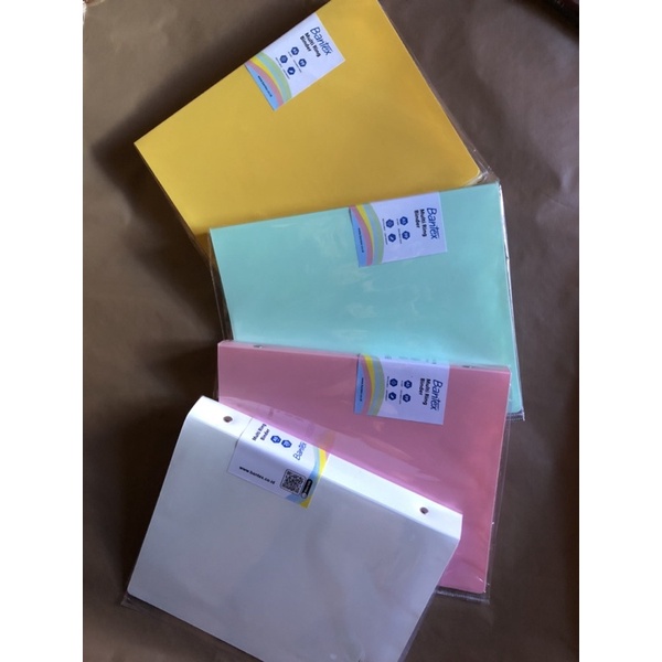 

Bantex A5 Pastel trendy multi ring binder 20 hole