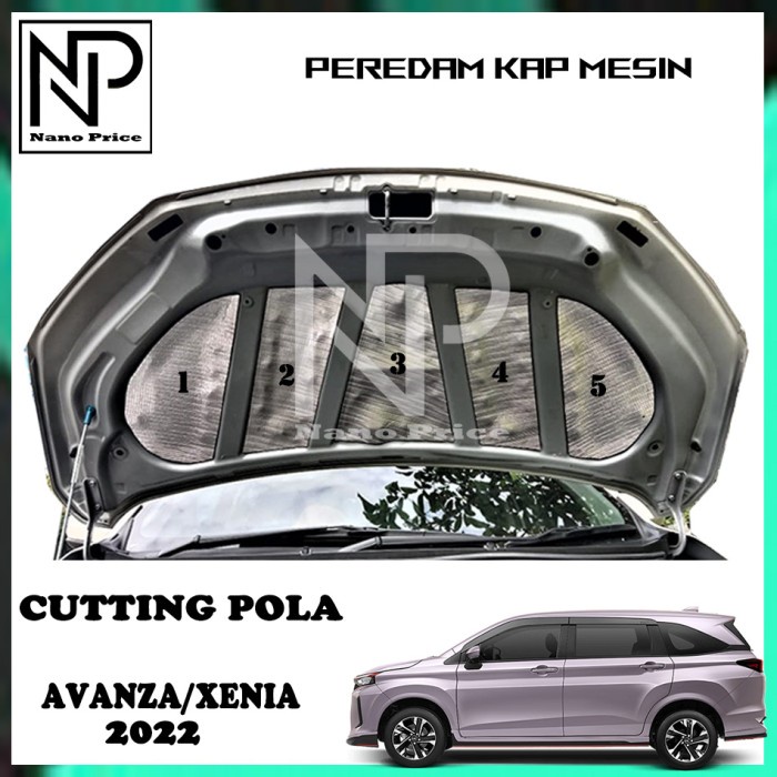 Peredam panas kap mesin mobil AVANZA - XENIA 2022