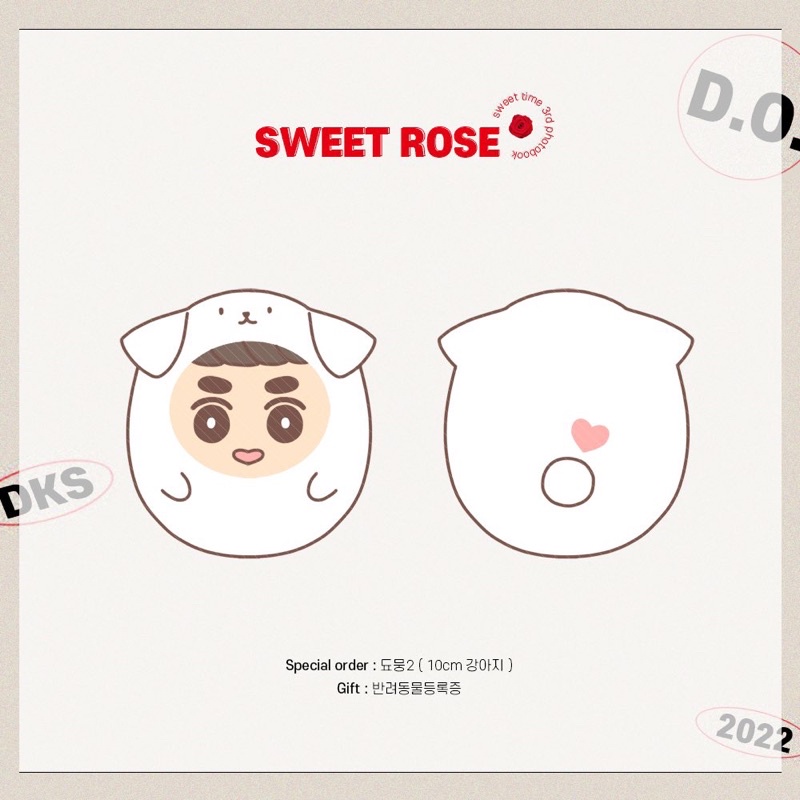 baca deskripsi  D.O SWEET ROSE DOLL BONEKA EXO