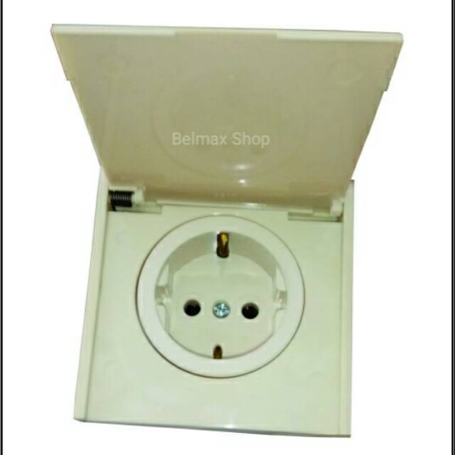 Stop Kontak Arde + Tutup Broco Tanam