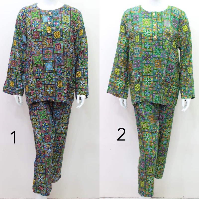 DASTER SETELAN KUDAMAS ORIGINAL CELANA PANJANG TANGAN PANJANG KANCING DEPAN LD 118cm