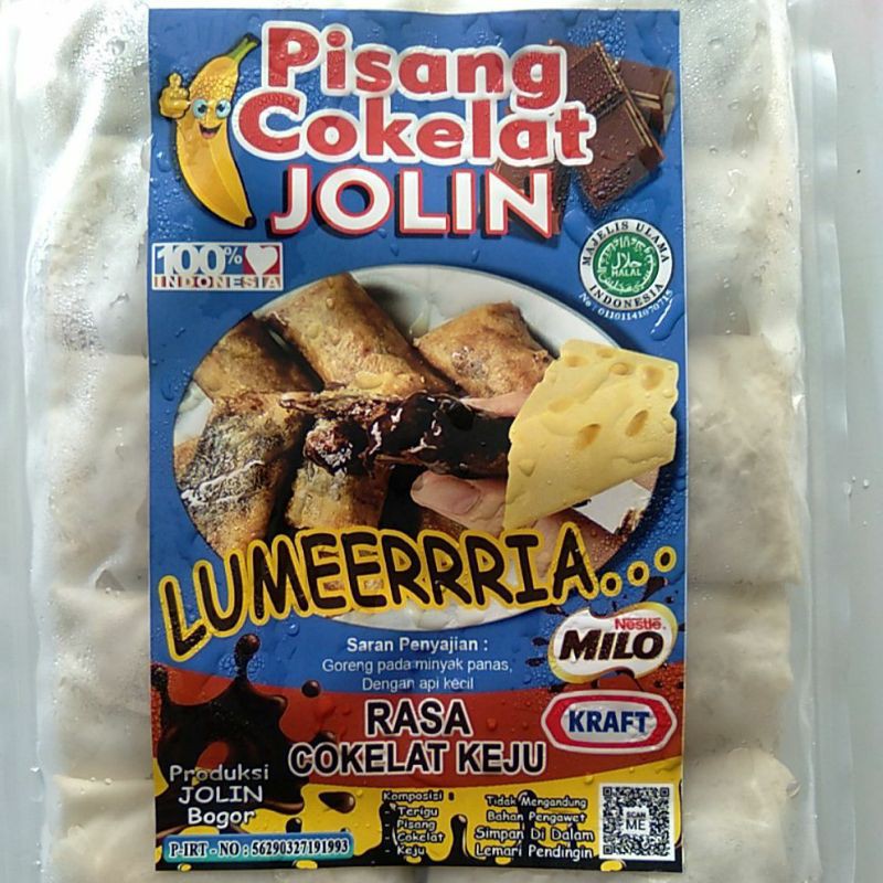 

pisang cokelat keju jolin lumeria