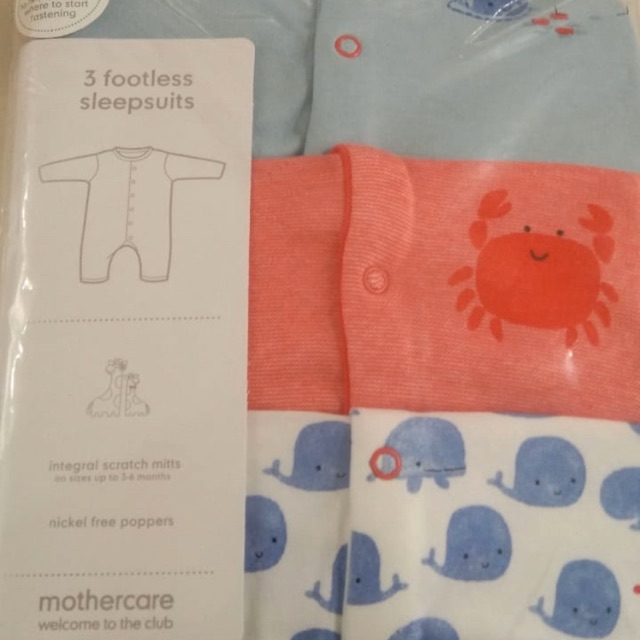 MOTHERCARE PYJAMAS SALE SET 3PCS BABY BOY