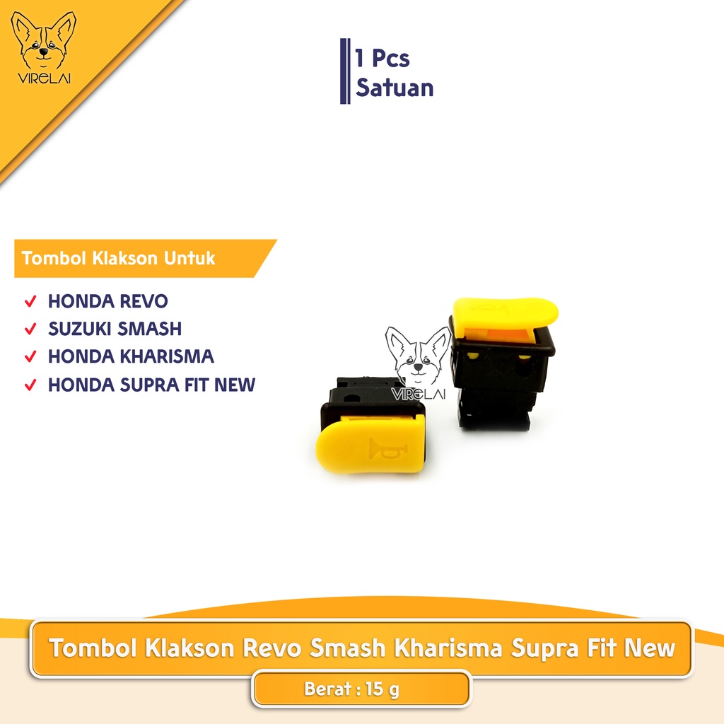 Tombol Klakson Revo Smash Kharisma SupraFit New