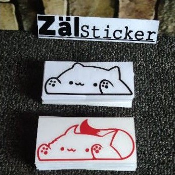 

sticker cutting bongo cat Sticker transfarent