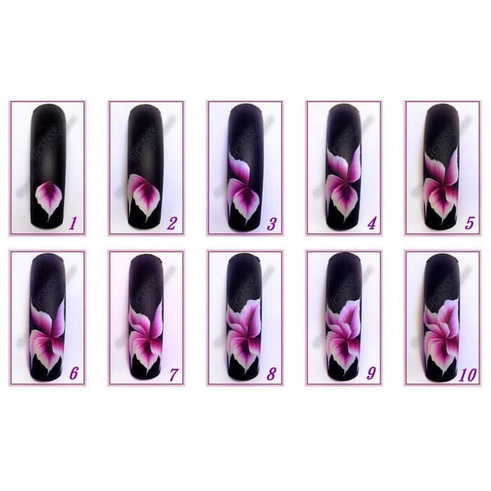 Acrylic painting nail oumaxi cat akrilik 12 warna nail paint acrylic water color