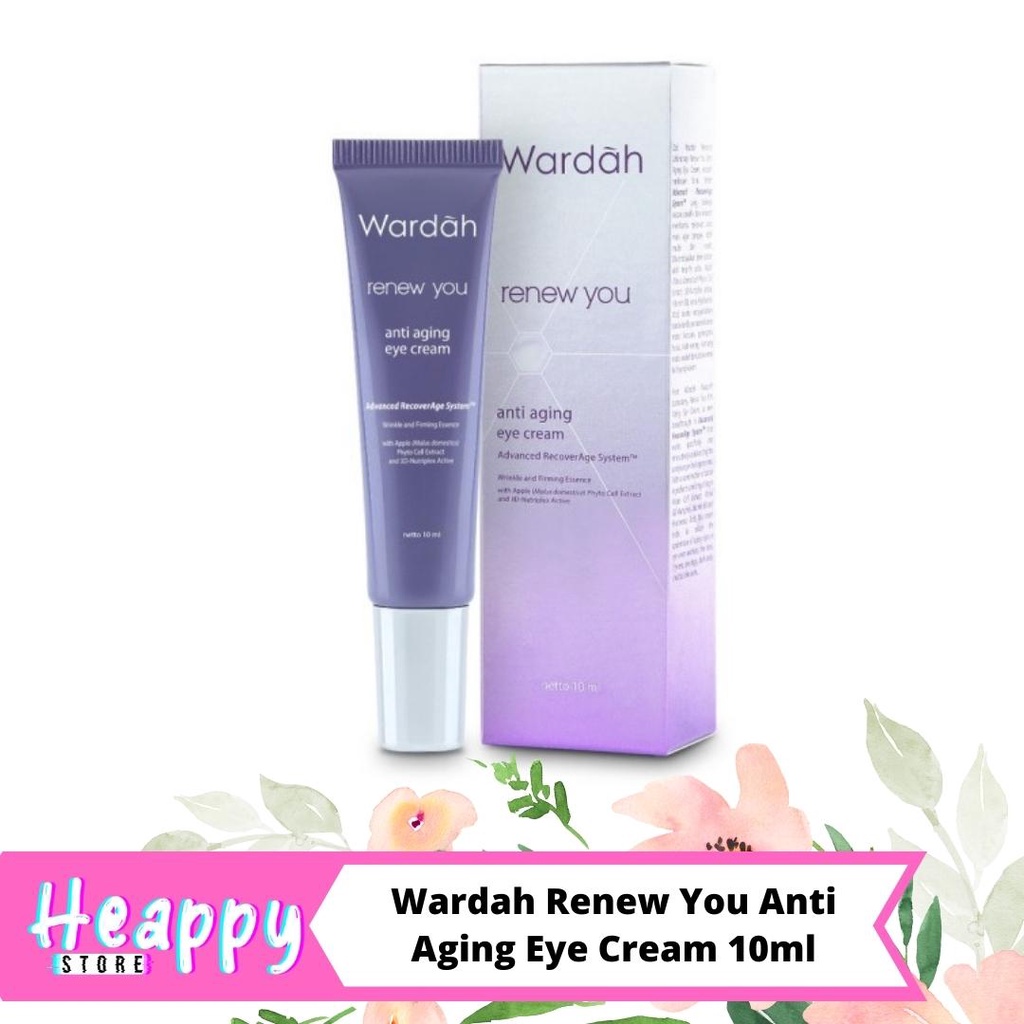 Wardah Renew You Anti Aging Eye Cream 10ml - Krim Mata Wardah