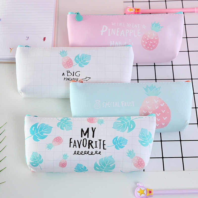 

Cute Pineapple Pencil Case/Kotak Pensil/Alat Tulis/ KOTAK PENSIL Nanas