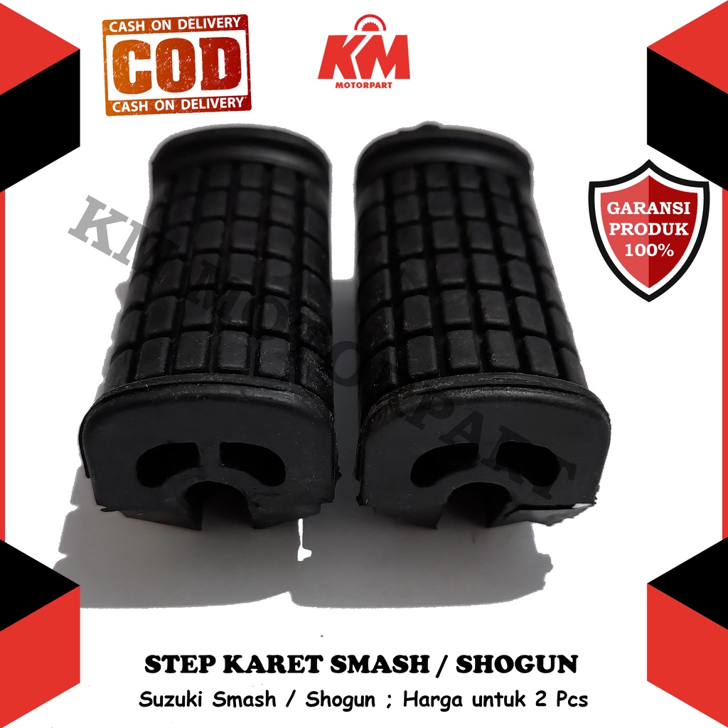 Footstep Depan Suzuki Smash Shogun Step Karet Barstep Variasi 2 Pcs