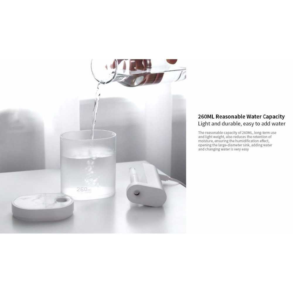 Geometry Air Humidifier Ultrasonic 260ml Humidifer Aromateraphy Pengharum Ruangan Diffuser Penyejuk Udara Berkualitas