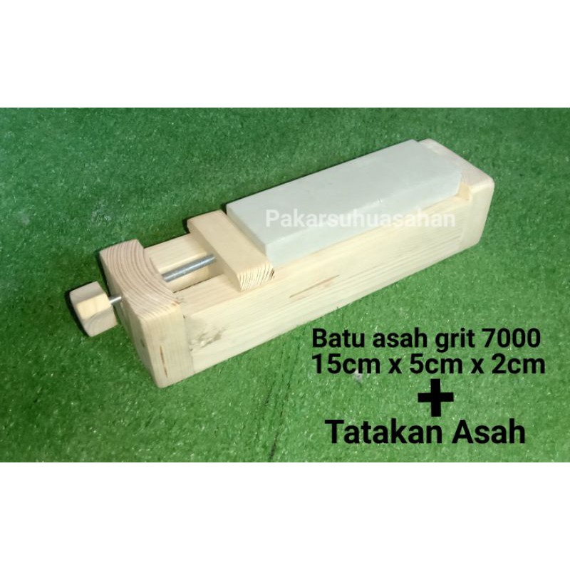Batu Asah Alam Grit 7000 plus Tatakan