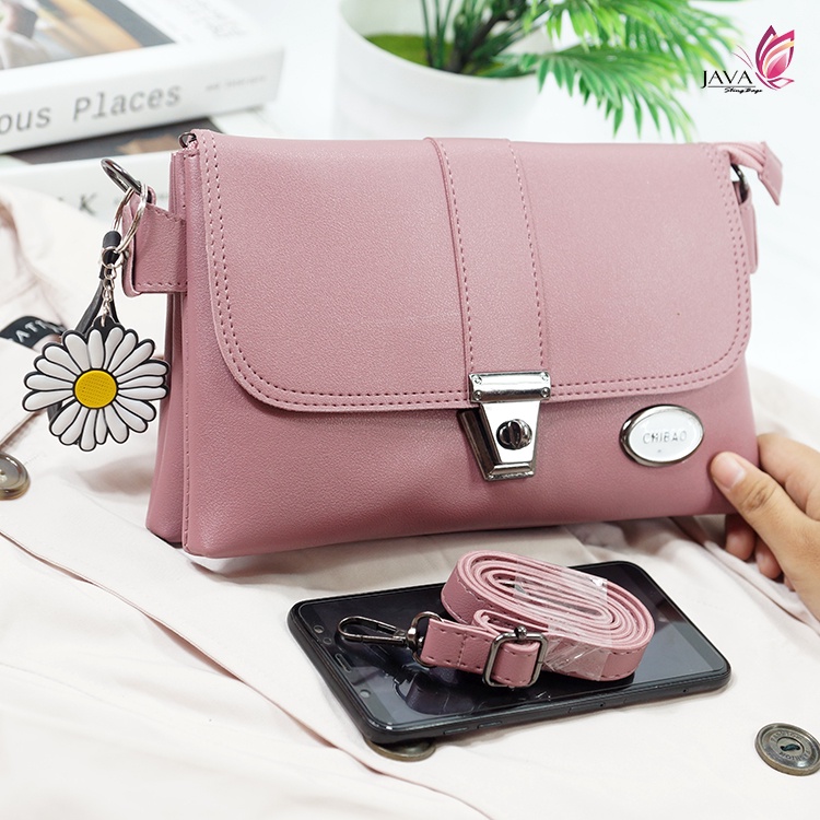 Luna Aura Tas Clutch Wanita Minixo Cibao Dua Ruang Tas Dompet wanita Terbaru Tas selempang wanita kekinian/Dompet Besar wanita /Dompet wanita Termurah