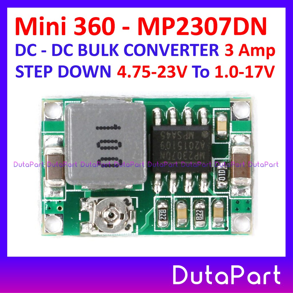 Mini 360 Step Down 3A MP2307 DC-DC Bulk Regulator Adjustable LM2596