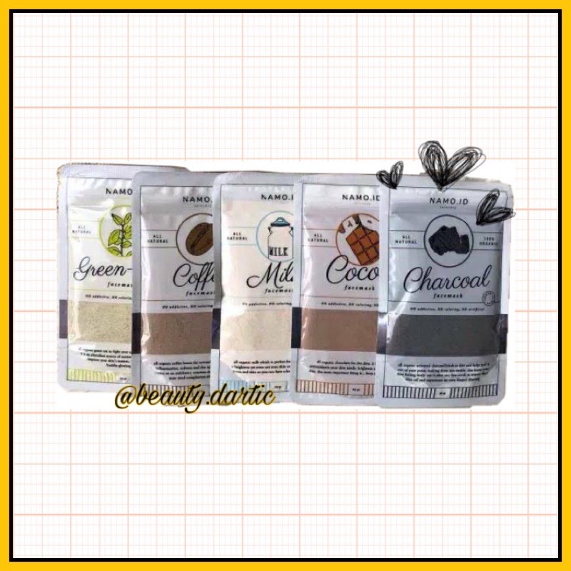 [Free Gift] Masker Organic Namo.id 35 gr dan 65 gr.