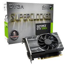 VGA EVGA NVIDIA GEFORCE GTX 1050Ti 4GB GDDR5 SUPERCLOCKED