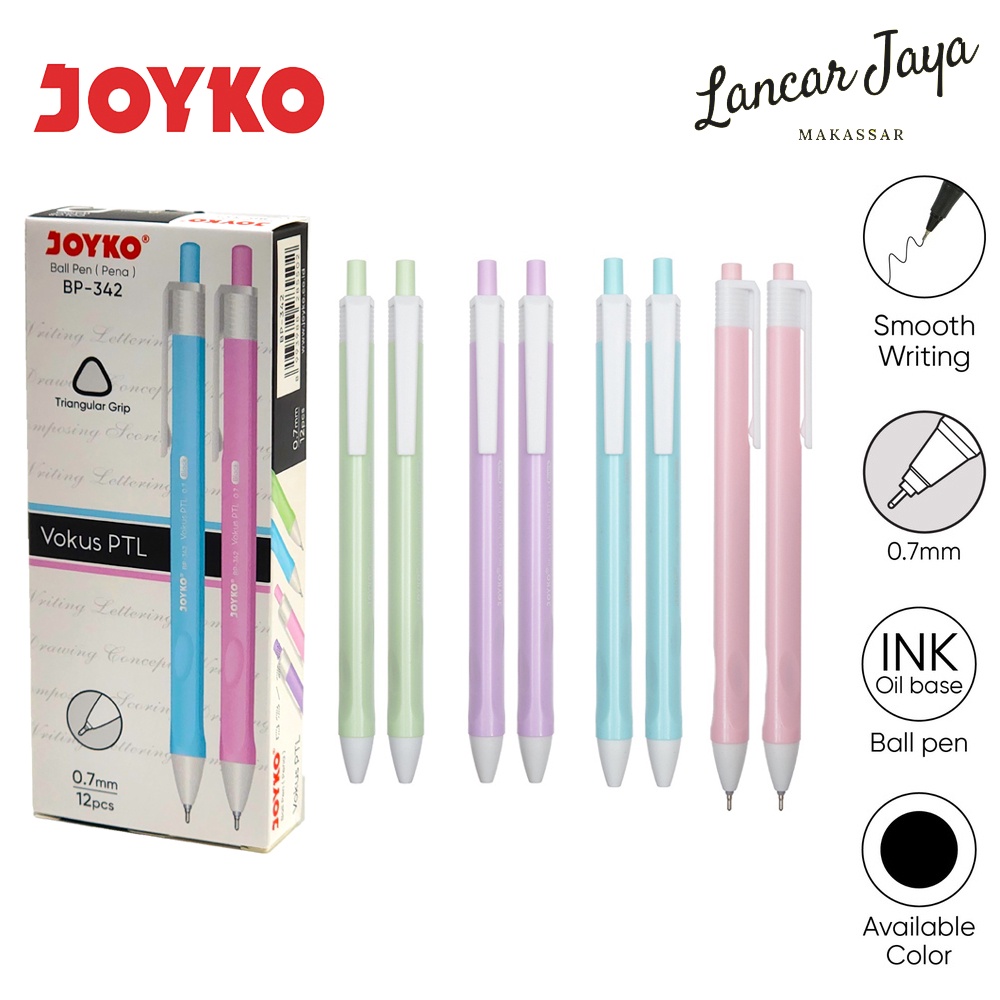 Jual Box Pcs Ball Pen Pulpen Pena Joyko Bp Vokus Mm Shopee Indonesia