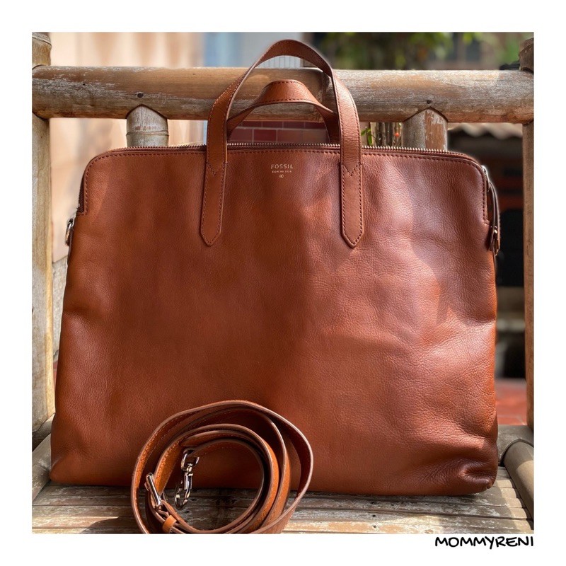 tas fossil laptop preloved