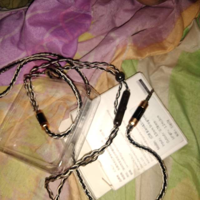 Jc Ally Kabel Upgrade 2 pin 0.78ml jack 3.5 with Mic Second