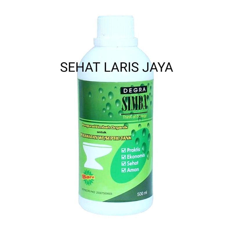 DEGRA SIMBA Mengatasi WC Toilet Kloset Septik Septic Tank Mampet Sumbat 500ML ORIGINAL