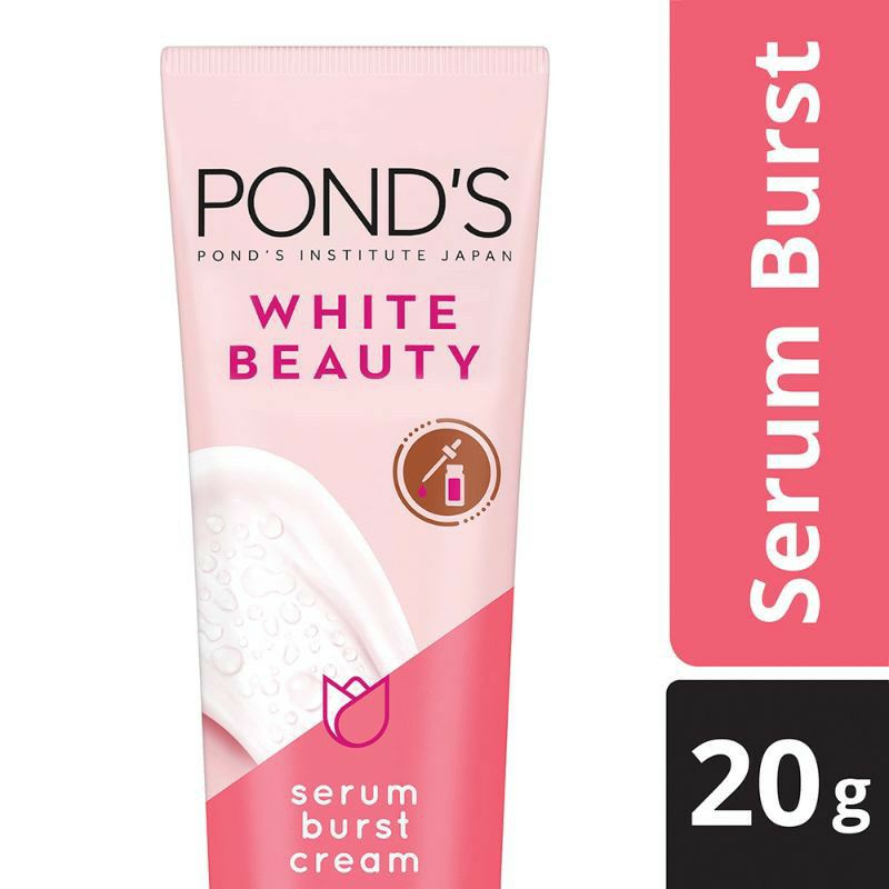 Pond's Bright Beauty Serum Burst Cream Day / Night 20 G - Ponds Serum Krim Siang Malam