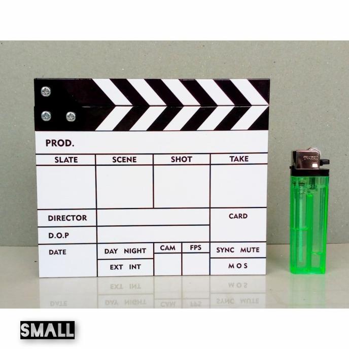 Clapper Board Mini ukuran 12x11 cm
